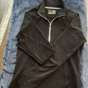 Under Armour Black Quarter-Zip Hooded Performance Pullover